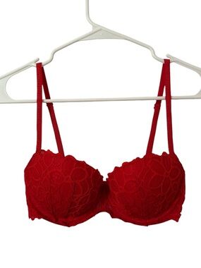 PINK Red Date Push Up Bra